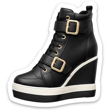 steve madden wedge sneakers hook and loop strap sticker