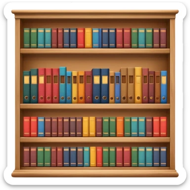 a bookshelf sticker
