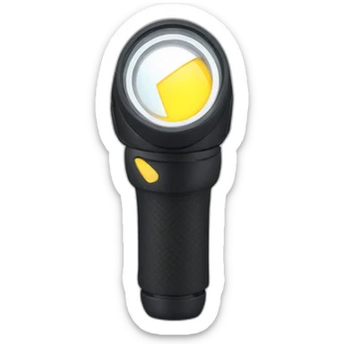 broken flashlight sticker