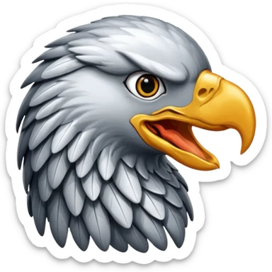 Silver Elder Scrolls Online eagle eating its tail Ouroboro sticker