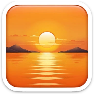 The Sunset Sea sticker