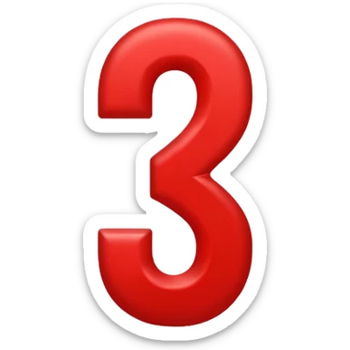 red numbers "2023" sticker