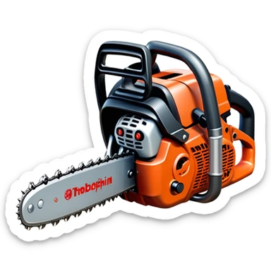 Chainsaw from texas chainsaw massacre sticker