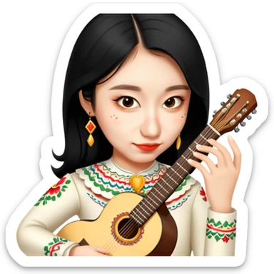 Mariachi Musician sticker