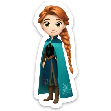 Anna from Frozen sticker
