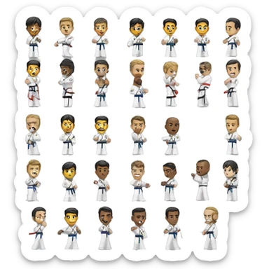 Taekwondista de taekwondo itf de argentina  sticker