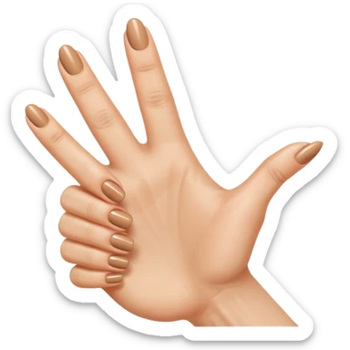 Aesthetic thumps Up Long nails sticker