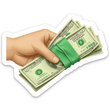 Pulling out inside of pocket  sticker