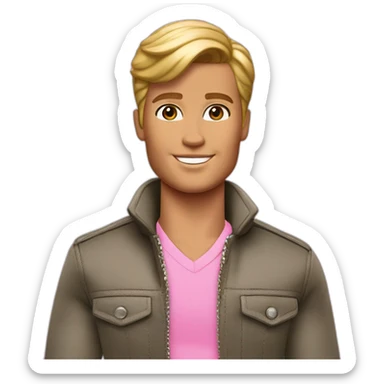 Barbie-ken sticker