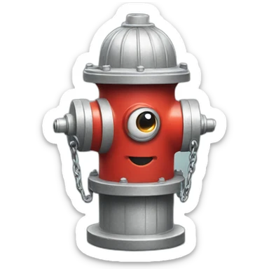 cute fire hydrant sticker