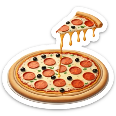 Pizza Napoletana con crosta più soffice sticker