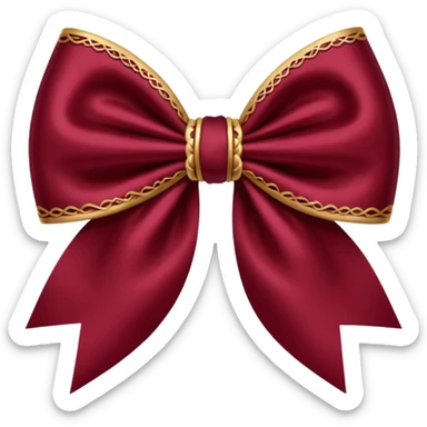 Bow Bordeaux sticker