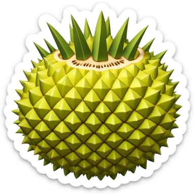 Durian fruit  sticker