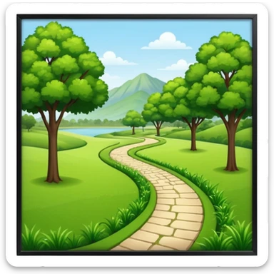 A local park sticker