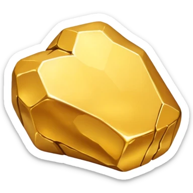 create gold one sticker