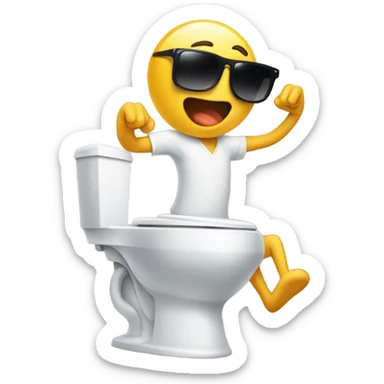Skibidi toilet  sticker