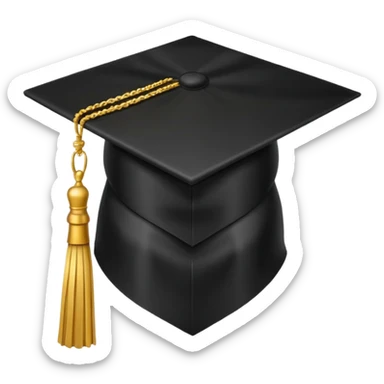 Necesito un gorro de una egresada de la universidad sticker