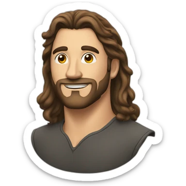 paul raci actor CODA long hair sticker