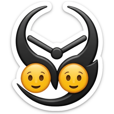 can you make an am/pm emoji sticker