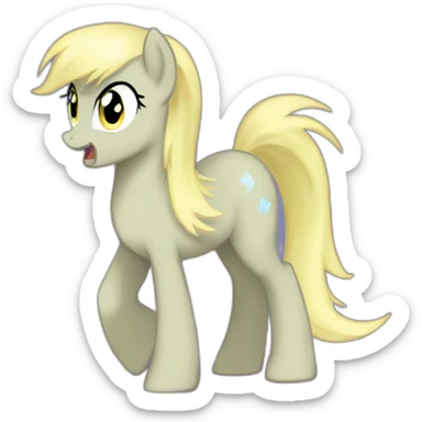 mlp pony Derpy Hooves or Ditzy Doo sticker
