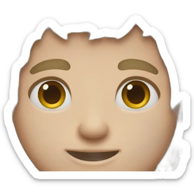 Mullet Haircut Emoji sticker