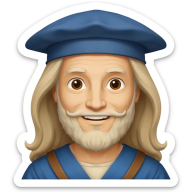Leonardo da Vinci sticker