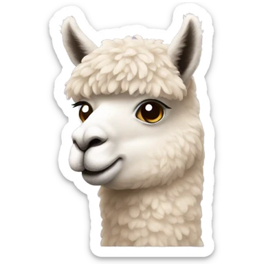 alpaca sticker