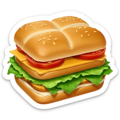 Chick fil a deluxe sandwich  sticker