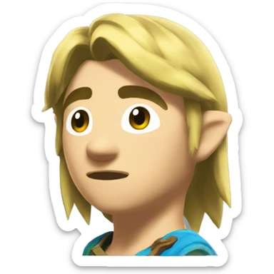 Link from Zelda: Breath of the wild  sticker