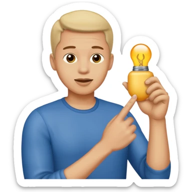 Penis with a man stroking it sticker