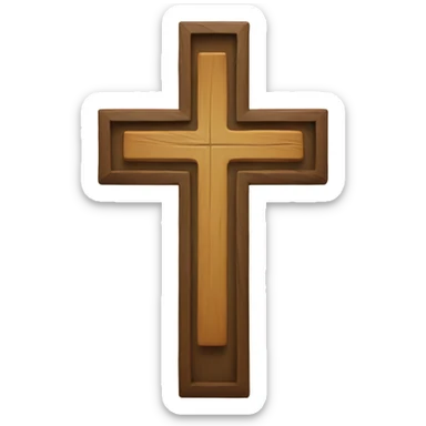 Christian Cross sticker