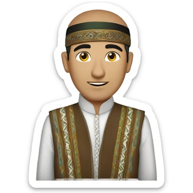 turkmen men sticker