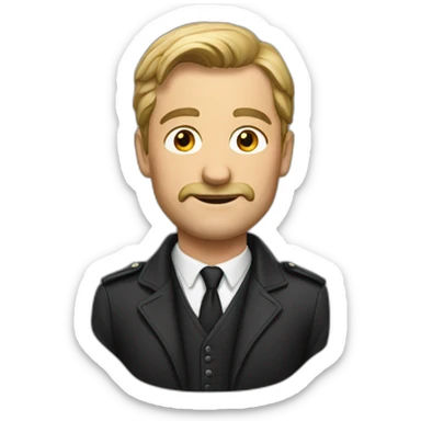 most famous german man sticker