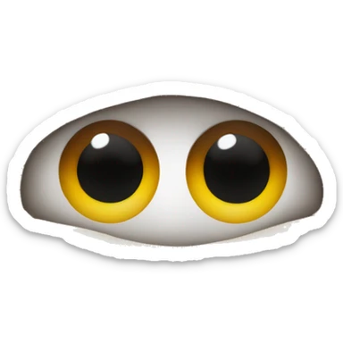 Eyes in a deep crevice with eyes overlooking the crevice with deep dark eyes in the eyes dark parts of the crevice eyes eyes  sticker