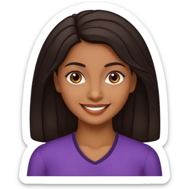 Morena parda sticker