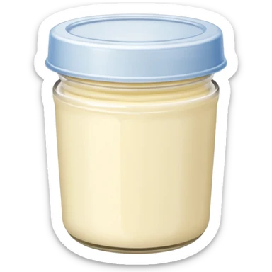 mayonaise  single use portion sticker