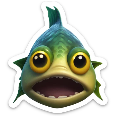 Fish ticks in Fortnite sticker