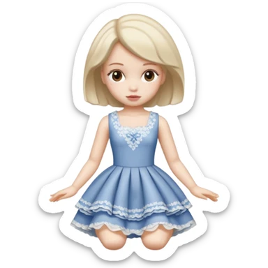 tumbling doll sticker