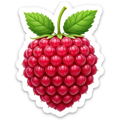 Raspberry sticker