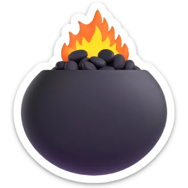 Coal ovoid, oval-shaped compressed coal fuel sticker