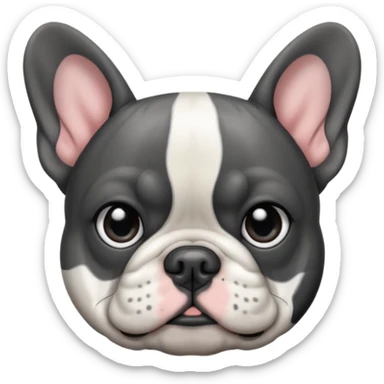Merle French bulldog  sticker
