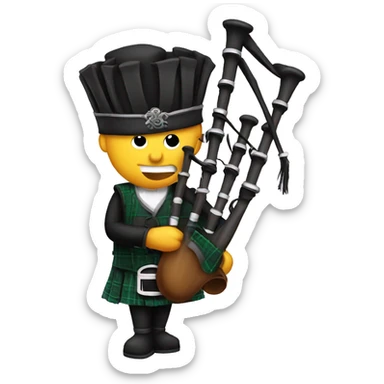 Bagpipes sticker
