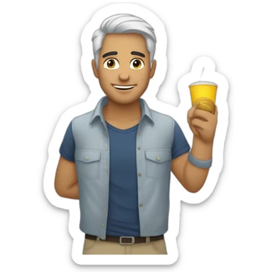 Antônio Costa a fazer o dedo do meio sticker
