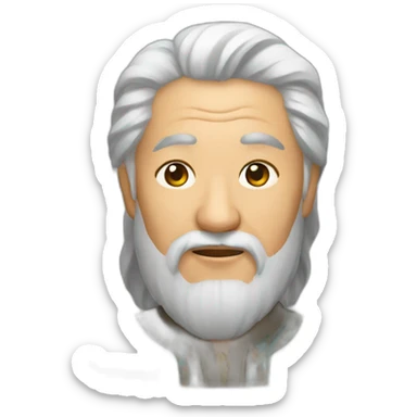 Old Kazakh designer sticker