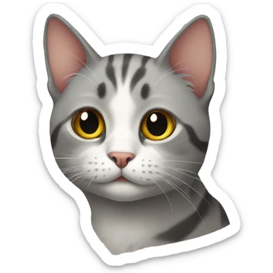Cat cat sticker