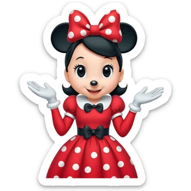 minnie mouse sticker