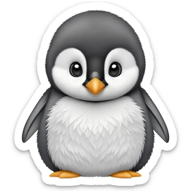 Emperor penguin's Chick sticker
