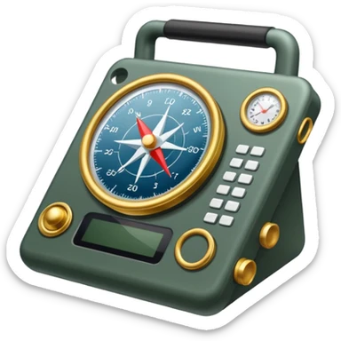 modern military navigation equipment sticker