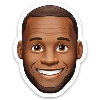 Zesty LeBron James  sticker