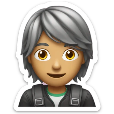 A student who plays games on the phone in class sticker